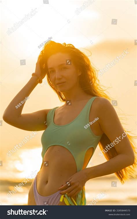 Beautiful Caucasian Sexy Woman Bikini Swimsuit Stock Photo Shutterstock