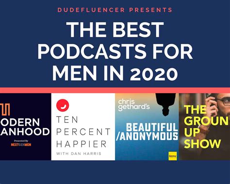 The Best Podcasts For Men In 2020 Dudefluencer