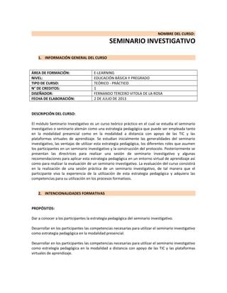 Modulo Seminario Investigativo Pdf