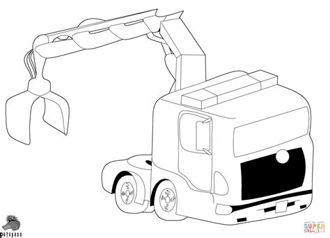 Mail Truck Coloring Page at GetColorings.com | Free printable colorings pages to print and color