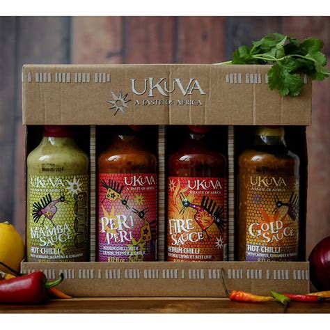 Ukuva Hot Sauce Quattro Gift Set Ukuva