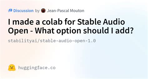 Stabilityai Stable Audio Open I Made A Colab For Stable Audio