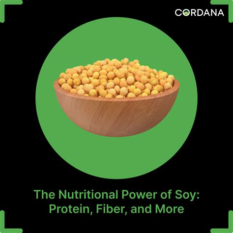 The Nutritional Power Of Soy Protein Fiber And More By Cordana