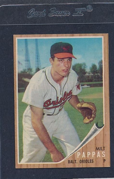 1962 Topps 075 Milt Pappas Orioles EX 62T75 52516 5 EBay