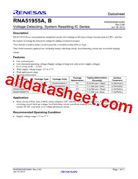 RNA51955AFPH0 データシート PDF Renesas Technology Corp