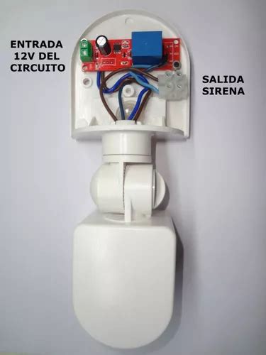 Comprar Alarma Sirena Con Sensor De Movimiento