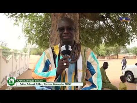 Docteur Massamba GUEYE DISCOURS PRIERE TABASKI 2024 YouTube