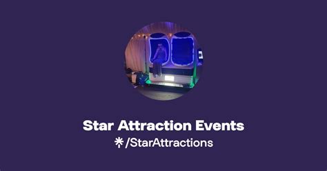 Star Attraction Events Instagram Facebook Linktree