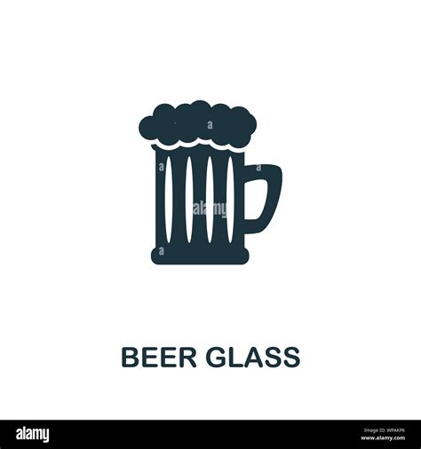 Beer Glass Vector Icon Symbol Creative Sign From Oktoberfest Icons