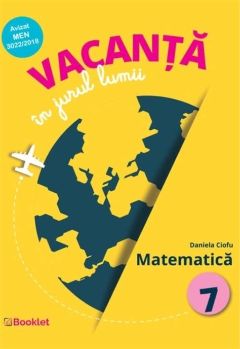 Vacan N Jurul Lumii Matematic Pentru Clasa A A Booklet