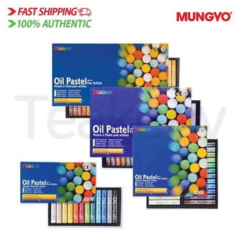 [mungyo] Oil Pastels Set Of 12 24 36 48 Assorted Colors Shopee Philippines