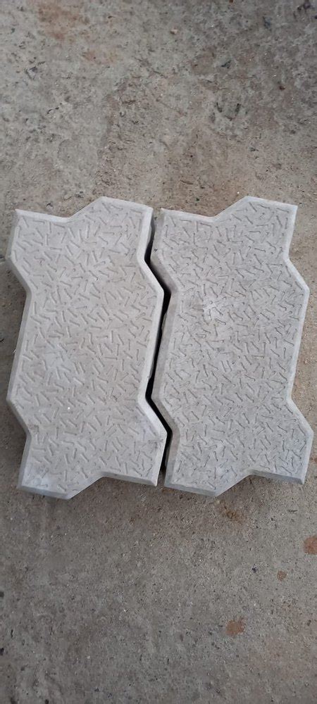 Concrete Zigzag Interlocking Tiles Paver For Pavement At Rs Piece