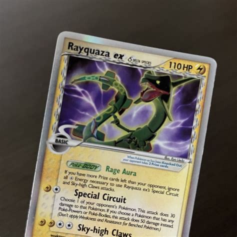 Pokemon Card Rayquaza Ex Delta Species Ex Dragon Frontiers