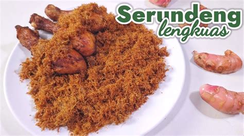 Resep Serundeng Lengkuas Enak Gurih Garing Cocok Banget Buat Makan