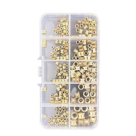 M3 M5 M6 Brass Heat Insert Nut Hot Melt Nutinsert Thread Knurled