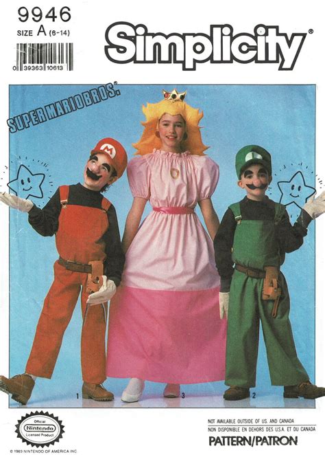 Daily Princess Peach On Twitter A Costume Sewing Pattern Kit For