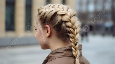 Blonde Braid Pigtails