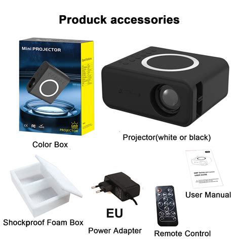 Mini Projector Yt Led Smart Usb Wire Wifi