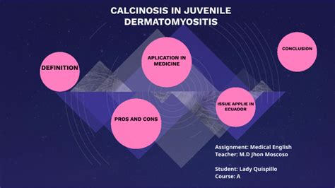 Calcinosis In Juvenile Dermatomyositis By Lady Quispillo