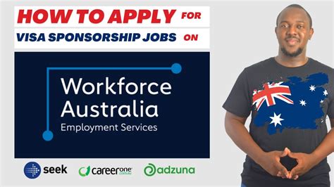 How To Apply For Visa Sponsorship Jobs On Workforce Australia Youtube