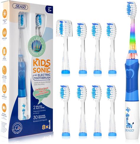 amazoncom seago kids electric toothbrush   mins brushing timer