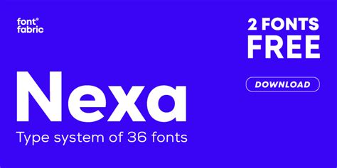 Nexa Font | dafont.com