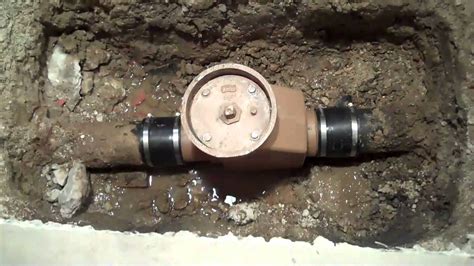 Sewer Backflow Preventer Valve