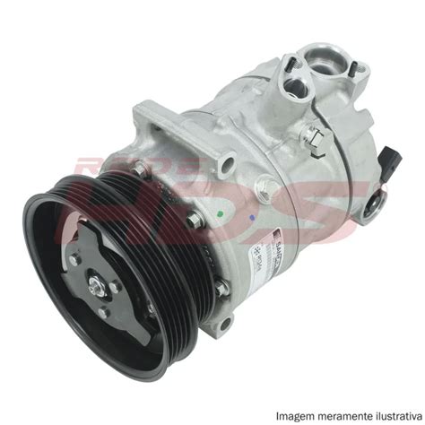 A C Compressor Volkswagen Jetta 2 5 SD PXE16 1621 Polia Dupla Original