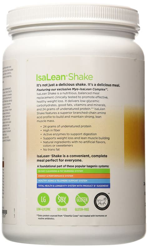 Isagenix Isalean Creamy Dutch Chocolate Shake, 30.1 oz | ExerciseN