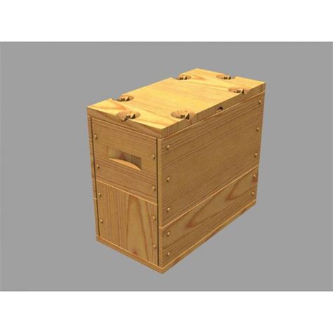 Panzer Art Re35 378 1 35 Us Ammo Boxes For 0 3 Ammo Wooden Pattern