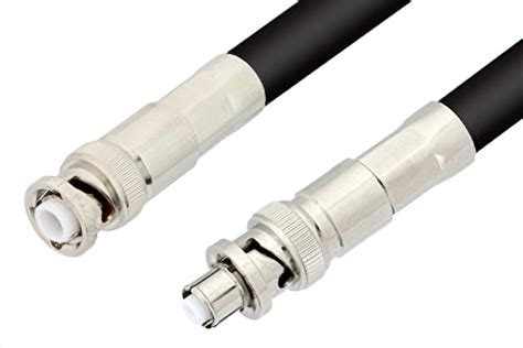 MHV Male To SHV Plug Cable 72 Inch Length Using RG8 Coax