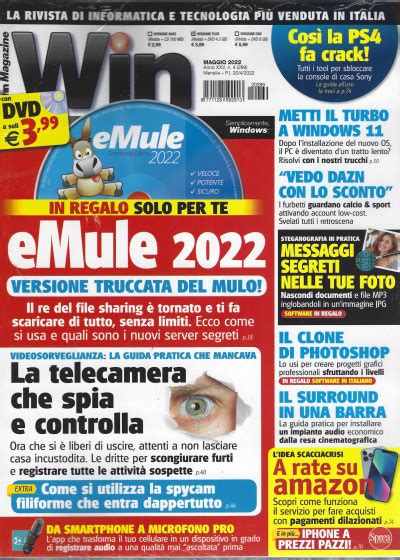 Win Magazine Plus Rivista Dvd N Maggio Mensile