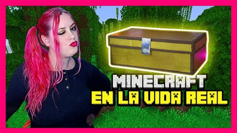 COMO HACER UN COFRE DE MINECRAFT EN LA VIDA REAL MUY FÁCIL Y RÁPIDO