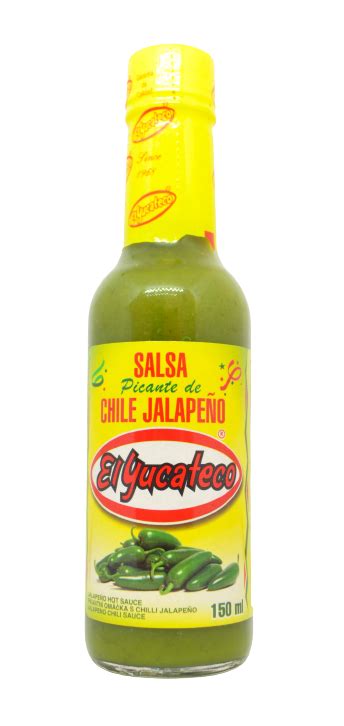 Salsa Jalapeño El Yucateco 150 Ml Mexican Gourmand