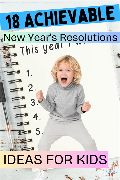 18 Achievable New Year's Resolution Ideas for Kids in 2026
