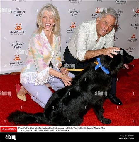 Peter Falk and his wife Shera attend the 2004 Annual Lint Roller Party at the Hollywood Athletic ...