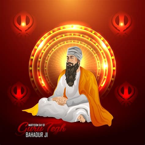 Premium Vector Martyrdom Day Of Guru Tegh Bahadur Ji