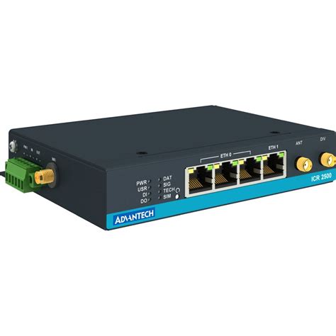 Icr W Advantech Industrieller G Lte Cat Router Mit Wi Fi Bellequip