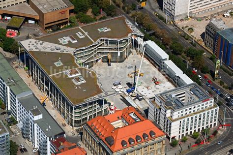 Leipzig Von Oben Neubau Des Verwaltungsgeb Ude Sab S Chsische