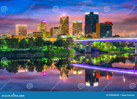 Little Rock, Arkansas stock image. Image of city, skyline - 99894045