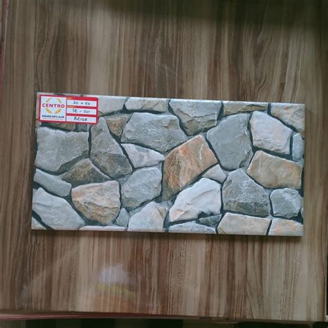 Jual Keramik Dinding Centro Batu Alam X Se Beige Wall Tiles