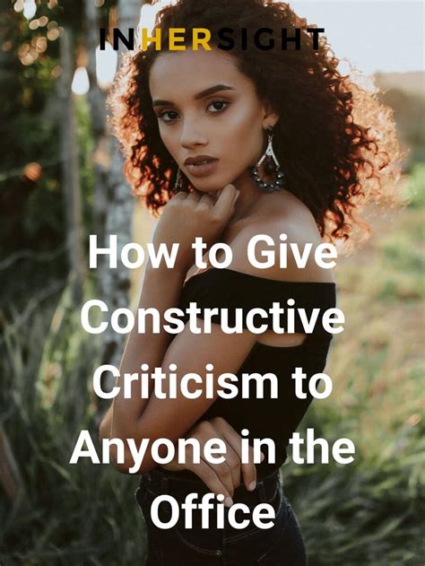 How To Give Constructive Criticism In The Workplace