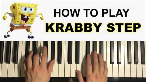 Spongebob Movie Krabby Step Piano Tutorial Lesson Youtube