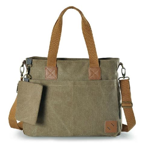 Canvas messenger bags for girls, canvas satchel bag for women - BagsEarth