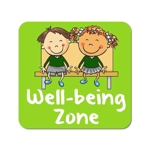 Personalised Well Being Zone Sign