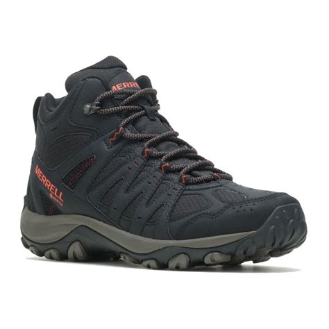 Bota Merrell Accentor Sport Mid Gtx Black Tangerine