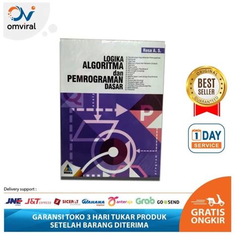 Jual Buku Logika Algoritma Dan Pemrograman Dasar Rosa A S Shopee