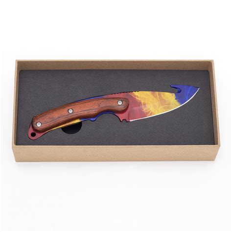 Cuchillo Gut Marble Fade Real Life Knife CS2 Customizado IRL Por