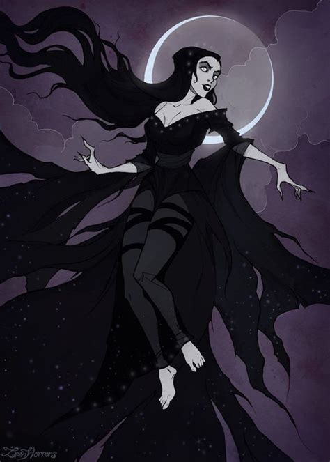 nyxshadowhawk: Greek Mythology art by IrenHorrors!Nyx, Hecate, Selene ...