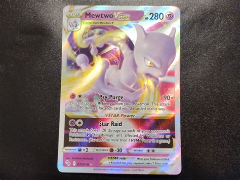 Mewtwo Vstar Ultra Rare Pokemon Go Pokemon Card Lp Values Mavin